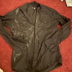 Men's Black Graphic